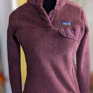 Patagonia Women's XXS Snap Neck Worn Wear Soft Polartec Fleece Jacket